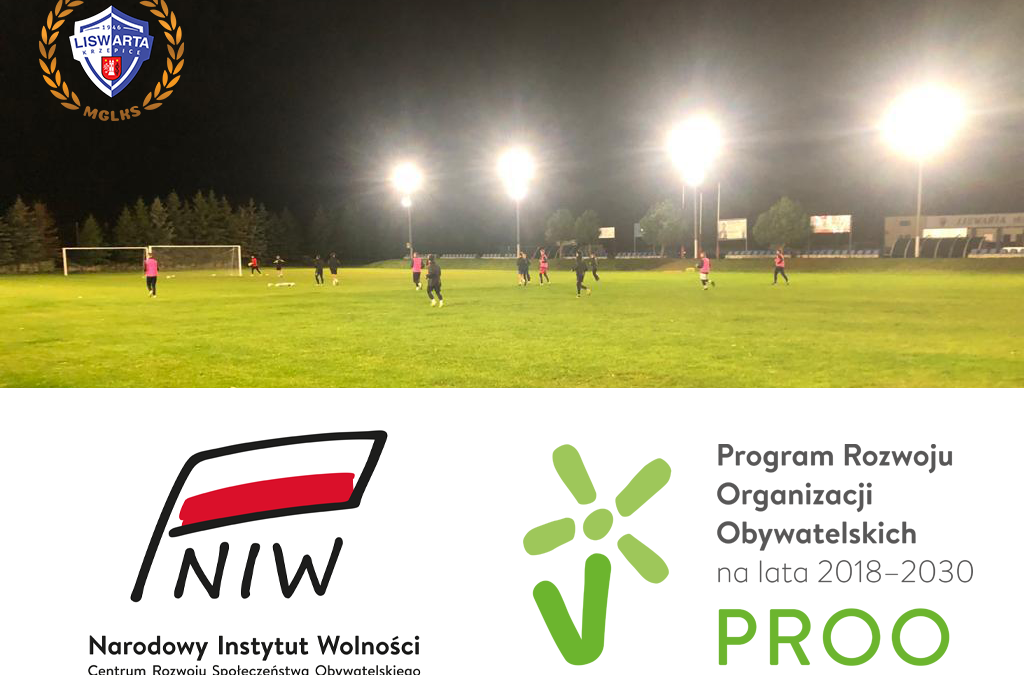 Zmiana oświetlenia na boisku bocznym!