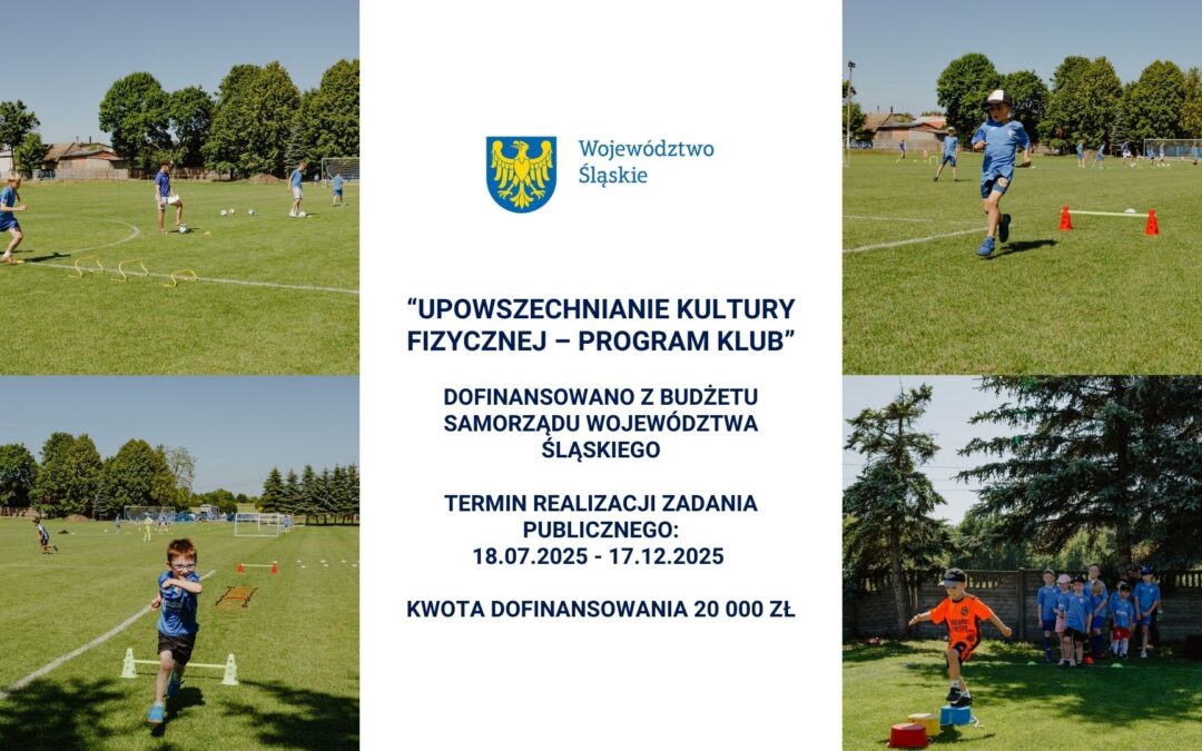 “Upowszechnianie kultury fizycznej – Program Klub 2025”